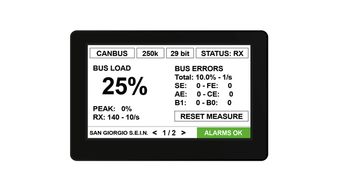 Tastiera can bus UNS10400